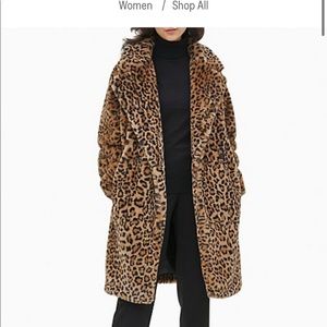Calvin Klein Cheetah Coat